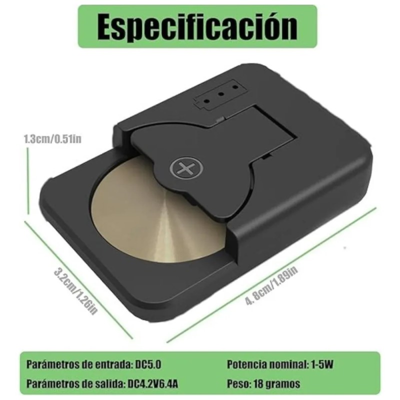 Cargador Pila Botón +2pilas Recargables Lir2032-2025-2016usb