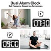 PPLEE Alarm Clock with Bed Shaker & Night Light for