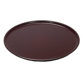 Lacqueryukan Echizen Lacquer Tamari Non-Slip Cloth Round Tray 12 inches 51-428-12