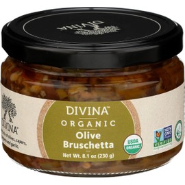 Divina Organic Olive Bruschetta Spread, 8.1 Ounce