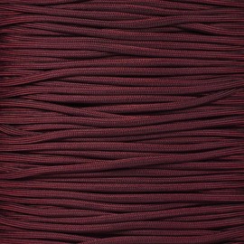Paracord Planet Solid Color 550lb Paracord – 7 Strand Type III Nylon Cord for Indoor and Outdoor Tasks – Burgundy (25 ft)