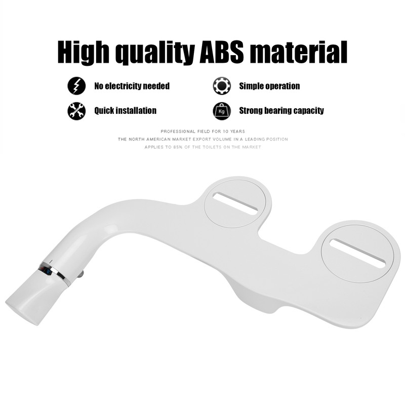 G1/2 Toilet Bidet Seat Attachment Water Spray Double Nozzle Non