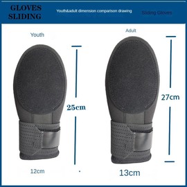 Sliding Mitt,Baseball Softball Sliding Glove for Kid Youth Adult - Flexible,Breathable,Durable,Easy to Wear (Black, Youth Universal)