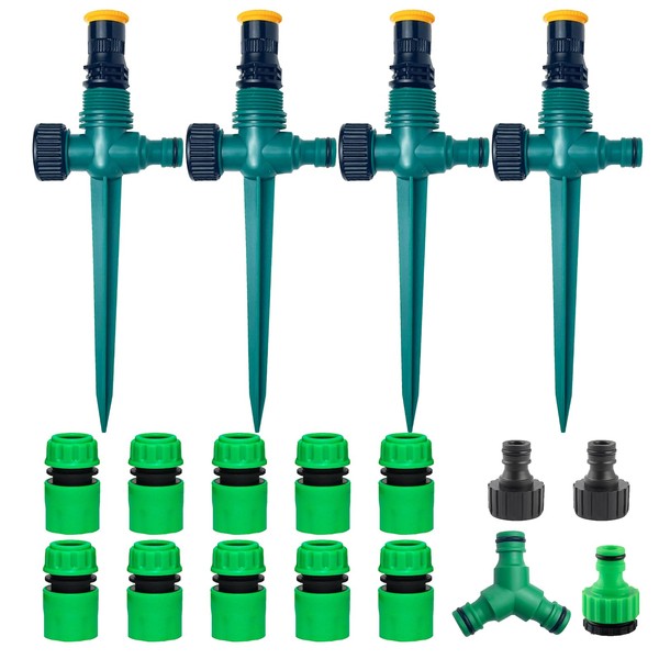 Multifunctional Garden Sprinkler, Lawn Sprinkler, 360° Rotating Garden Sprinkler with