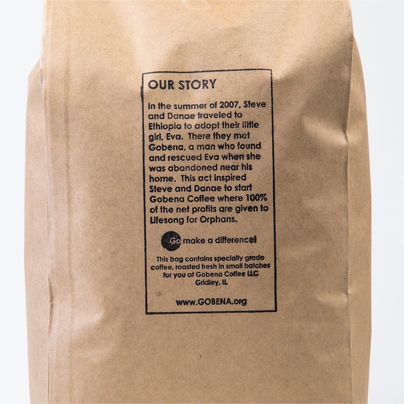 2lb Ethiopian Yirgacheffe Ground Coffee, Light Roast, 100% Arabica Specialty
