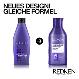 Redken Conditioner for blonde and blonde hair without yellow tone, colour extension blonde conditioner, 1 x 300 ml