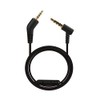 QC3 Replacement Audio Cable Cord for Bose Quietcomfort 3 QC3 Headphone with Inline Mic Volume Control 1.4 Meters 3.5mm to 2.5 mm Cable for iOS Android System (Built-in Microphone)