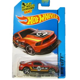 Mattel 2014 Hot Wheels Hw City - '12 Ford Mustang Boss 302 Laguna Seca - Red
