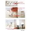 E-simpo® 6-Pack G24 to E27 Lamp Base Converter,15.5mm 4pin,G24Q to