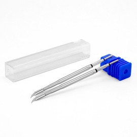SQRC Desoldering Tips, Tapered Curved Soldering Iron Tips for Cartridges Compatible with JBC C210 & C120, HT140 Hot Tweezers - IS