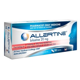 Allertine 20mg 10 Tablets - Bilastine