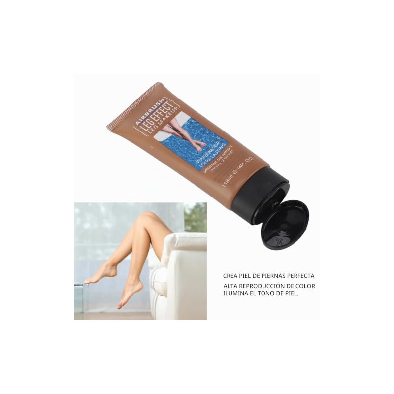 Sonew Loción de Maquillaje para Piernas, Base de Maquillaje Líquida,