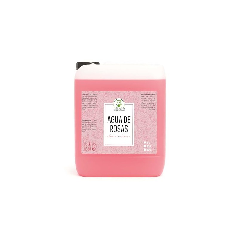 Productos Mart México Agua De Rosas Tónico Facial (5 Litros)