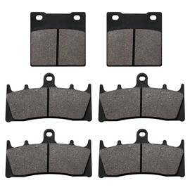Brake Pads Front and Rear Compatible with Suzuki Bandit 1200 GSF1200S 2001-2005 / GSXR1100W 1993-1998 / GSXR750W 1994-1996 / Hayabusa GSX1300R 1999-2007 / TL1000R 1998-2003