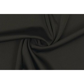StoffBook Black Stretch Satin, Heavy 360 g/m², Stretch Satin Flowing Fabrics, D405