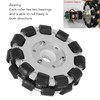 127mm Double Aluminum Omni Wheel with Bearing Rollers Omni Directional