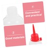 SHINEOFI 10Pcs Clear Plastic Squeeze Bottles with Fine Precision Glue