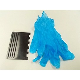 Handy Spreader and Disposable Gloves. Medium