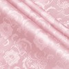 KKJIAF Light Pink Satin Jacquard Fabric 5 Yard, 60 Inch