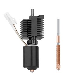 Wefuit Original K2 Plus Ceramic Hot End Kit with Full Metal Hardened Steel,Quick Replacement Nozzle 0.4 mm for Creality K2 Plus 3D Printer Print Head Spare Parts,350°C High Temperature Resistance