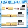 ChillWaves Brass Mini Ball Valve, Shut Off Switch Ball Valve
