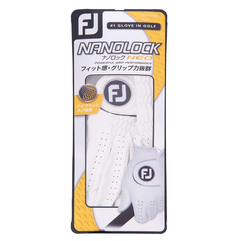 FootJoy Golf Gloves 21 Nanorock Neo, white