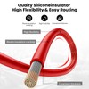 Beffkkip 10 AWG Silicone Wire, 25 ft Red and 25