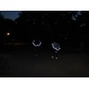 Knirps children's compact umbrella with reflective trim.