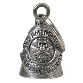 Hot Leathers BEA2001 Silver 2nd Amendment Guardian Bell