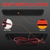 litzland LED Rear Side Marker Lights Compatible With Ford Mustang
