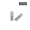 sourcing map 10Pcs M3 x 10mm Slotted Cylindrical Pin 304
