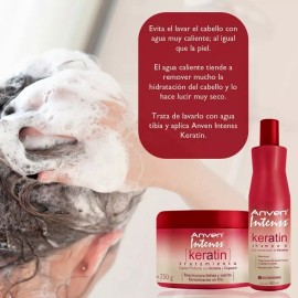 Anven Tratamiento De Keratina  Cabello Procesado Anven Intenss