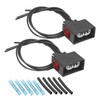 Vkinman 2Pcs 68065016AB Front Turn Signal Light Connector Plug Harness