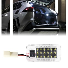 GSOWO Led Luggage Compartment Light for Toyo-ta RAV4 2022 2023 2024 2025, Cargo Lamps Decorative Atmosphere Lamp, Rav4 Accessories Trunk Ceiling Lighting, 1 PC, White