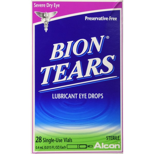 Alcon Bion Tears Single-Use Vials, 28 Count