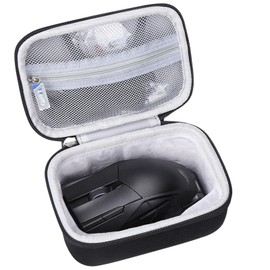 Travel Mouse Case for ASUS ROG Spatha X Wireless Gaming Mouse with Magnetic Charging Stand (Case Only) (Black)