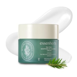 Tea Tree Calming Cream for Acne-Prone & Sensitive Skin | Soothing & Blemish Care with Cica, Madecassoside & Panthenol | Korean Skincare 2.70 fl oz