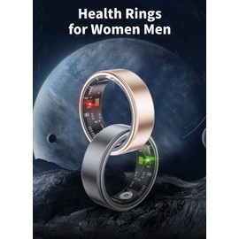 Fitness Smart Ring, Aluminium Alloy Sports Ring Health Tracker, Multifunction Ring with 50 Meters Water Resistant Technology (11#)