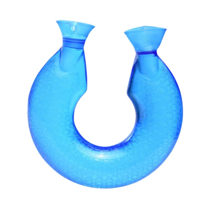 perfeclan in U-Form mit Bezug, auslaufsicher, Blau