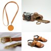 sourcing map Leather Straps Strip Belt 1.2cm(0.5" Width) 100cm(40" Length)