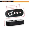 Rubber Exhaust Hanger,4 Holes Adjustable Muffler Hanger,Universal Muffler Exhaust System