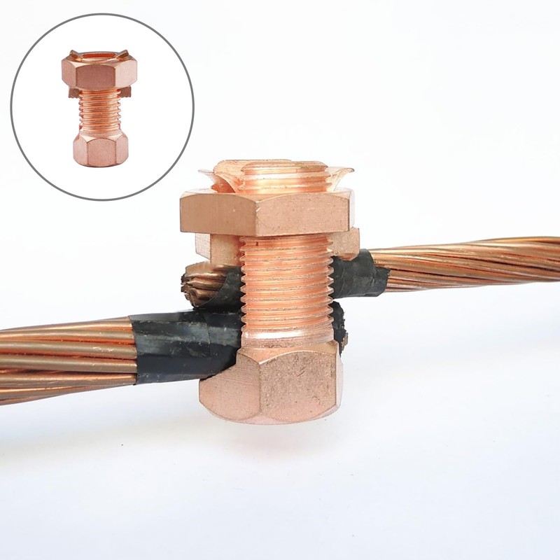 Bntyok Split Bolt Groud Wire Connector High Strength Copper Grounding