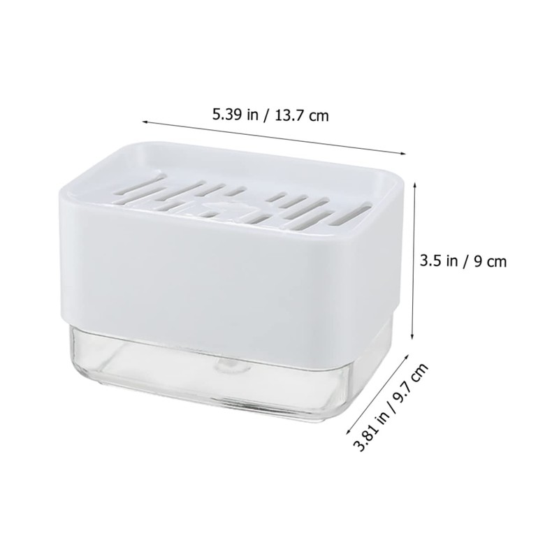 LABRIMP Kitchen Sink Soap Dispenser Simple Dishwashing Liquid Dispenser for