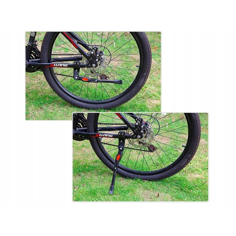 Genérico Adjustable Bike Stand - Universal Aluminium Side Stand |