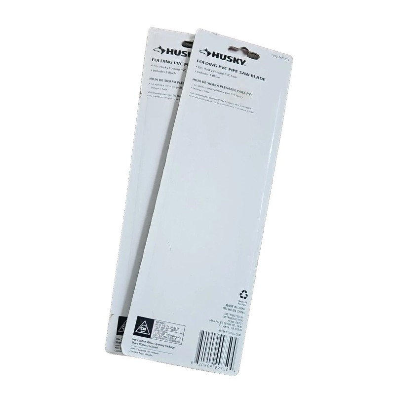 HUSKY Folding PVC Pipe Saw Blade 2 packages. # 1003005275