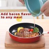 Ceramic Bacon Grease Container Keeper with Strainer, Frying Oil Storage