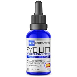 Skin Perfection Eyeseryl Anti-Aging Serum Booster for Puffy Eye Bags | Reduce Puffiness | Tighten and Firm Under-Eye Slackness | Make Any Eye Cream More Effective | Acetyl Tetrapeptide-5