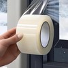 Dstorelhp Transparent Window Weather Sealing Tape, 2Inch x 262FT Clear