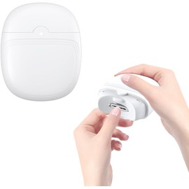 Cortauñas electrico LURI, corta uñas con caja para recoger migas. Tijeras para uñas y limas para uñas en uno.Tijeras para uñas de las manos para bebés, niños, adultos y personas mayores