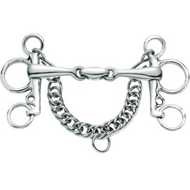 Sprenger 4212614556 Pelham Double Broken, Stainless Steel, 56